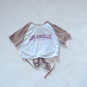 Los Angeles crop top🏙️